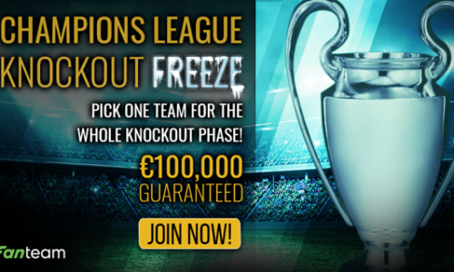 Introducing the €100,000 Champions League Knockout Freeze Tournament