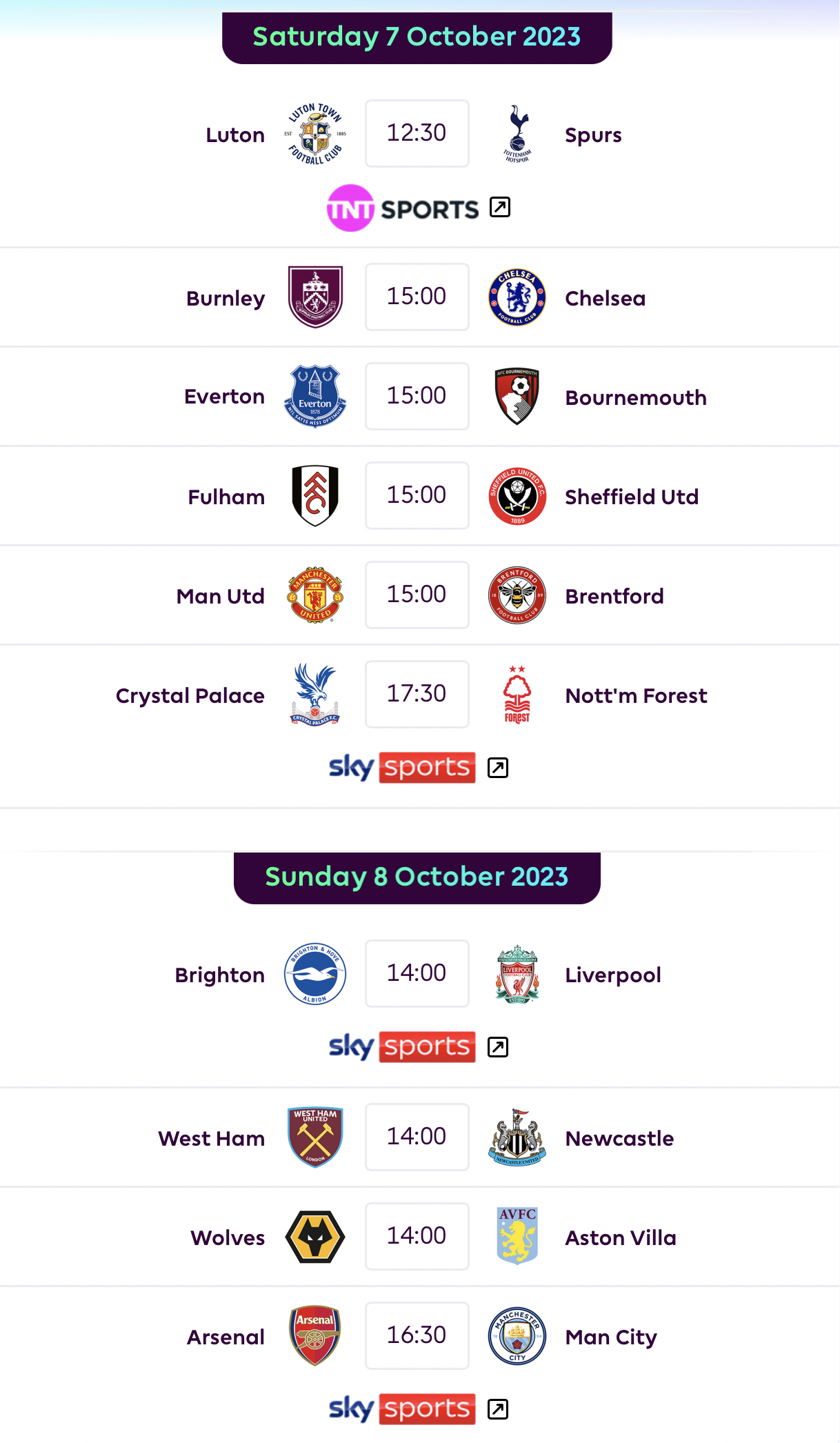 2023/24 FPL Pre Season: All Clubs Friendlies Fixtures & Updates